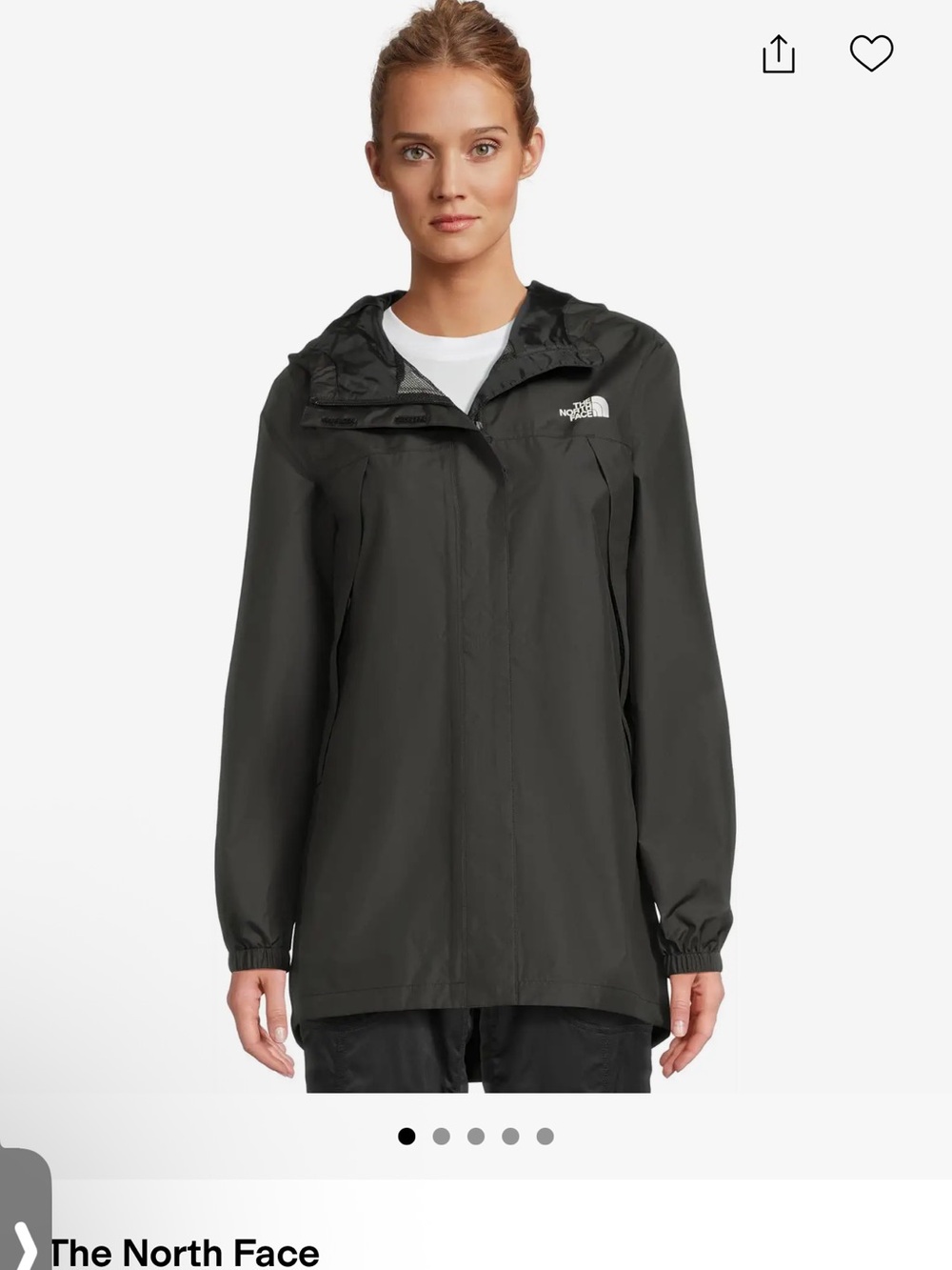 The North Face Large Black Rain Coat